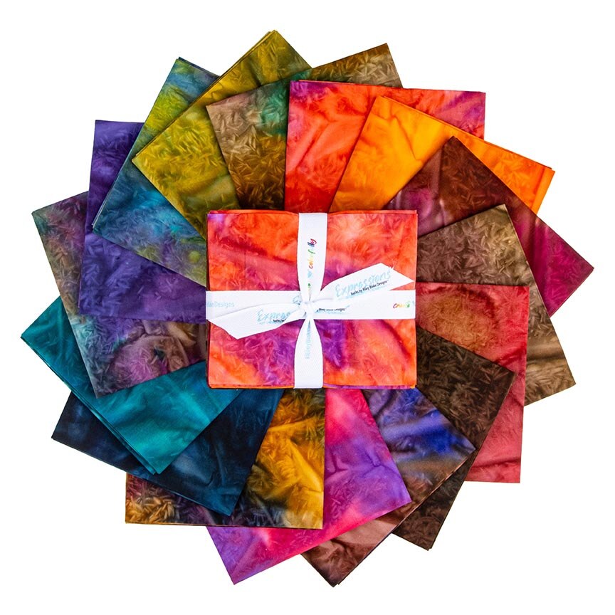 Batiks Express Yourself! Jasmine Fat Quarter Bundle - image 2