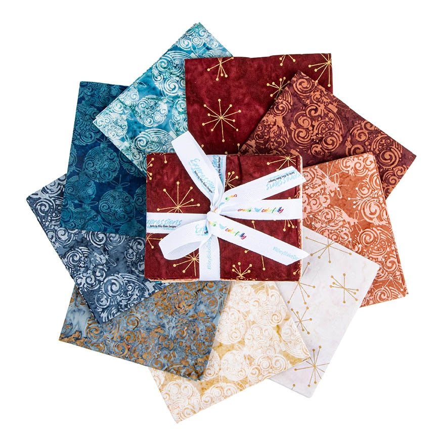 Batiks Express Yourself Holiday Sparkle Boho Fat Quarter Bundle C by Riley Blake Designs - image 2