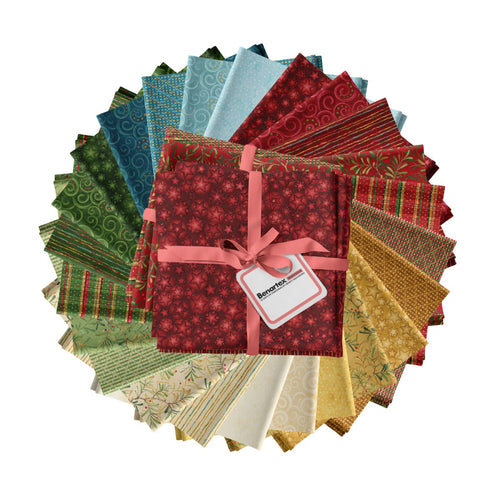12 Days of Christmas Fat Quarter Bundle (24 pcs)