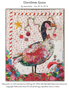 Christmas Goose Collage Quilt Pattern by Laura Heine