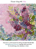 Flower Shop #5 Lilac Collage Pattern