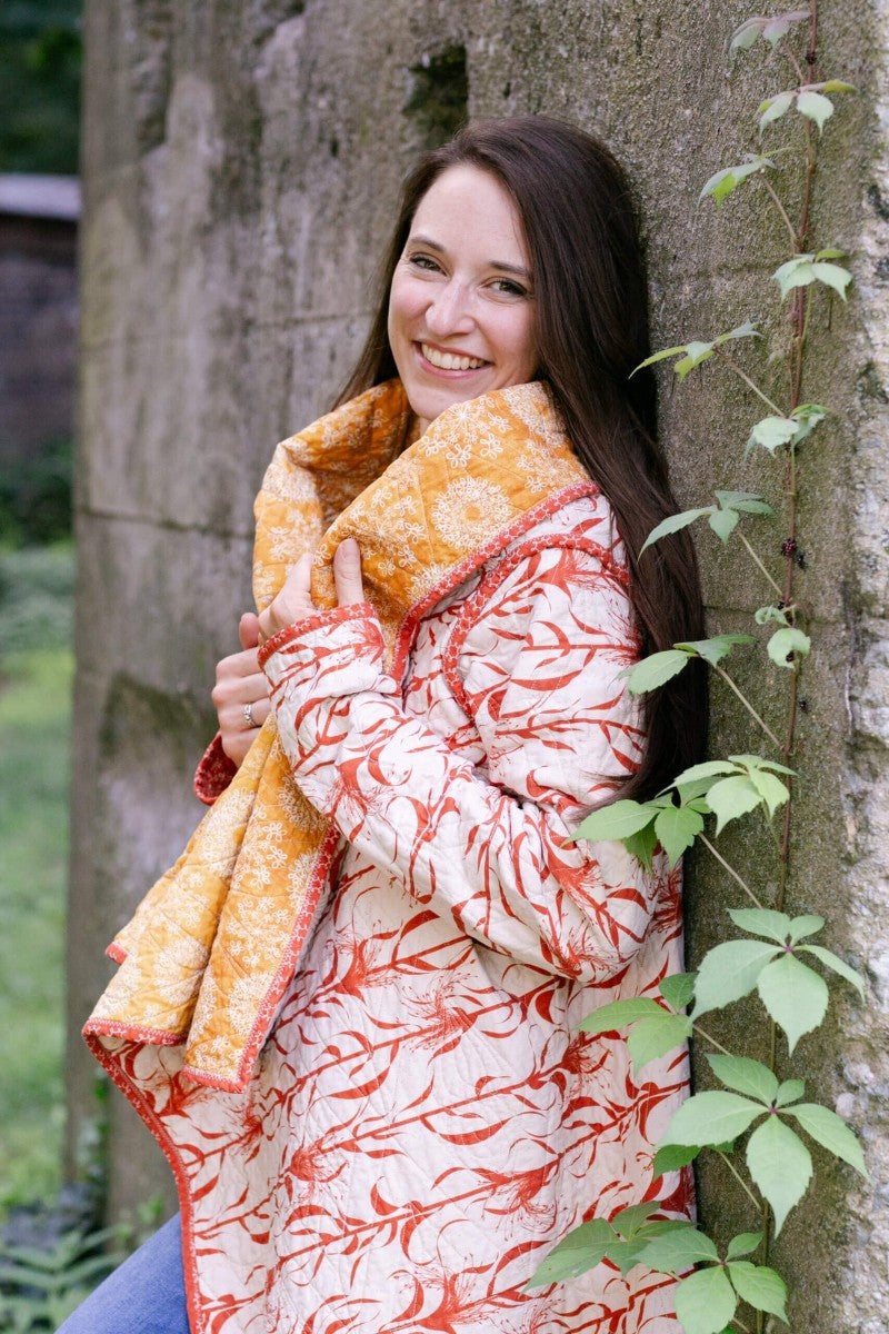 Cozy Cascade - Quilted Cardigan Pattern - image 3