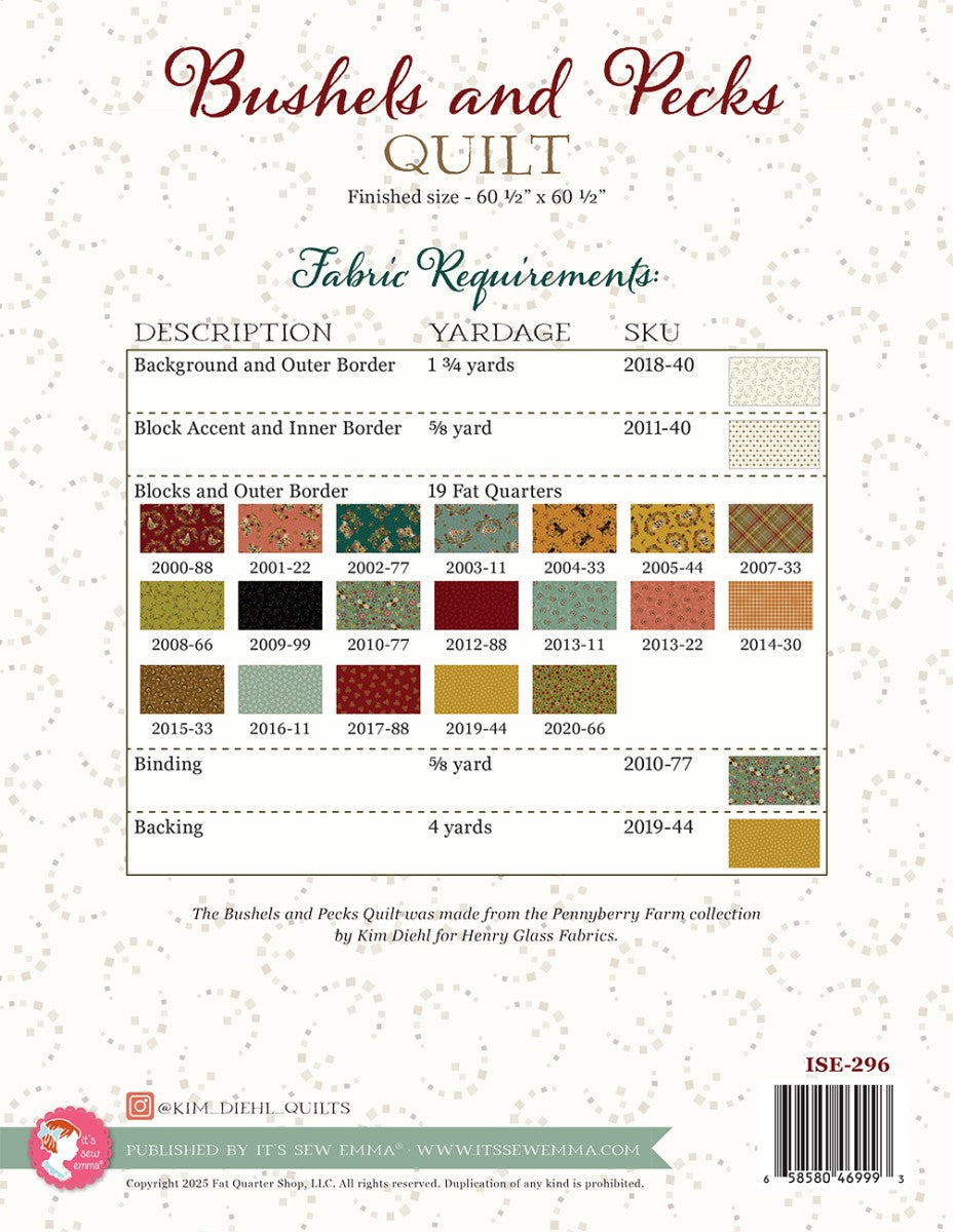 Bushels and Pecks Quilt Pattern - image 2