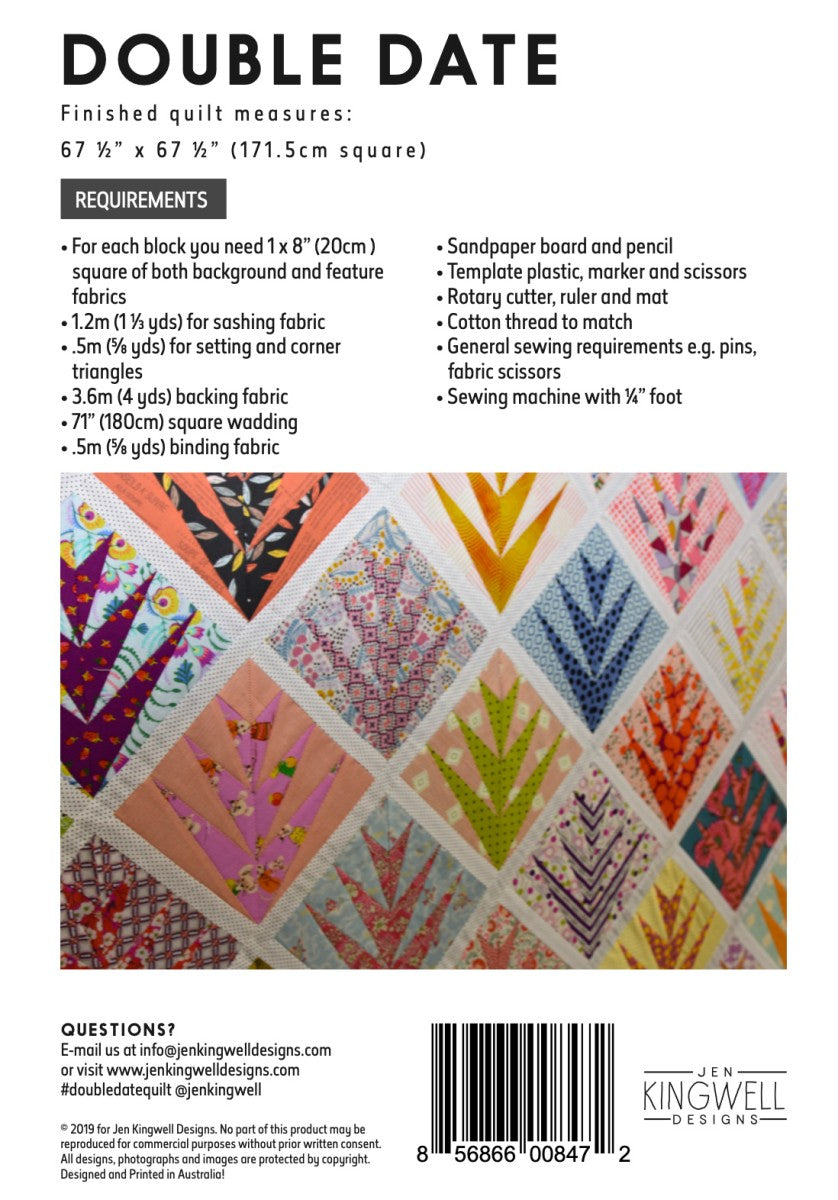 Double Date Pattern And Template - image 2