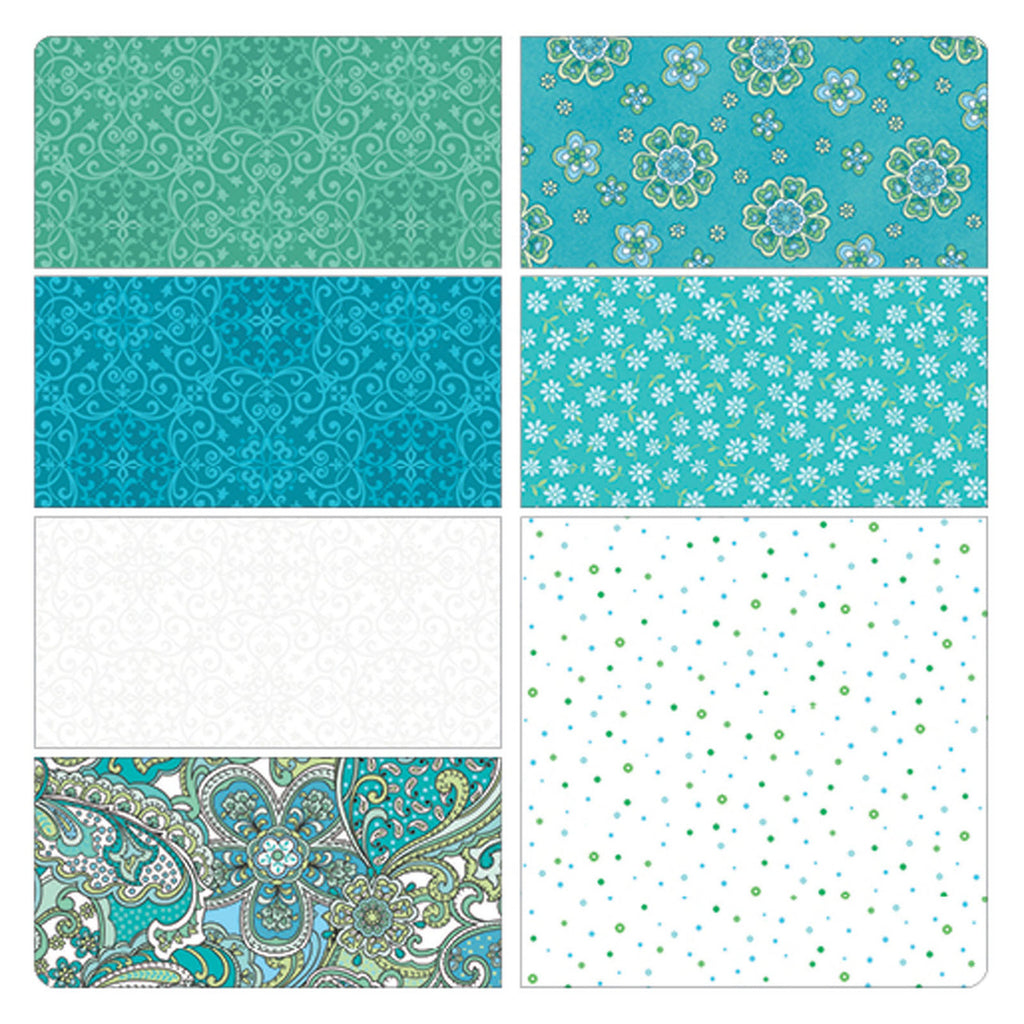 Timeless Tides Paisley Garden Quilt Kit - image 2