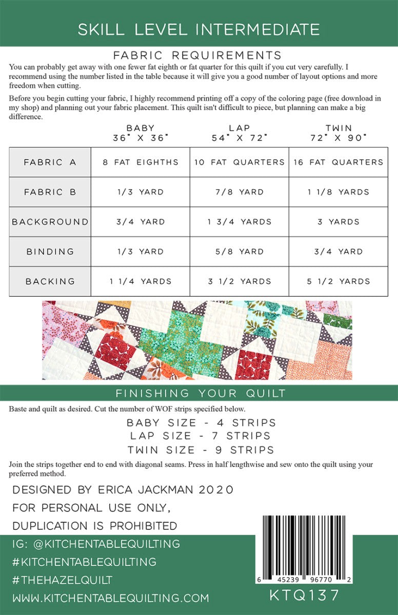The Hazel Quilt Pattern - image 2