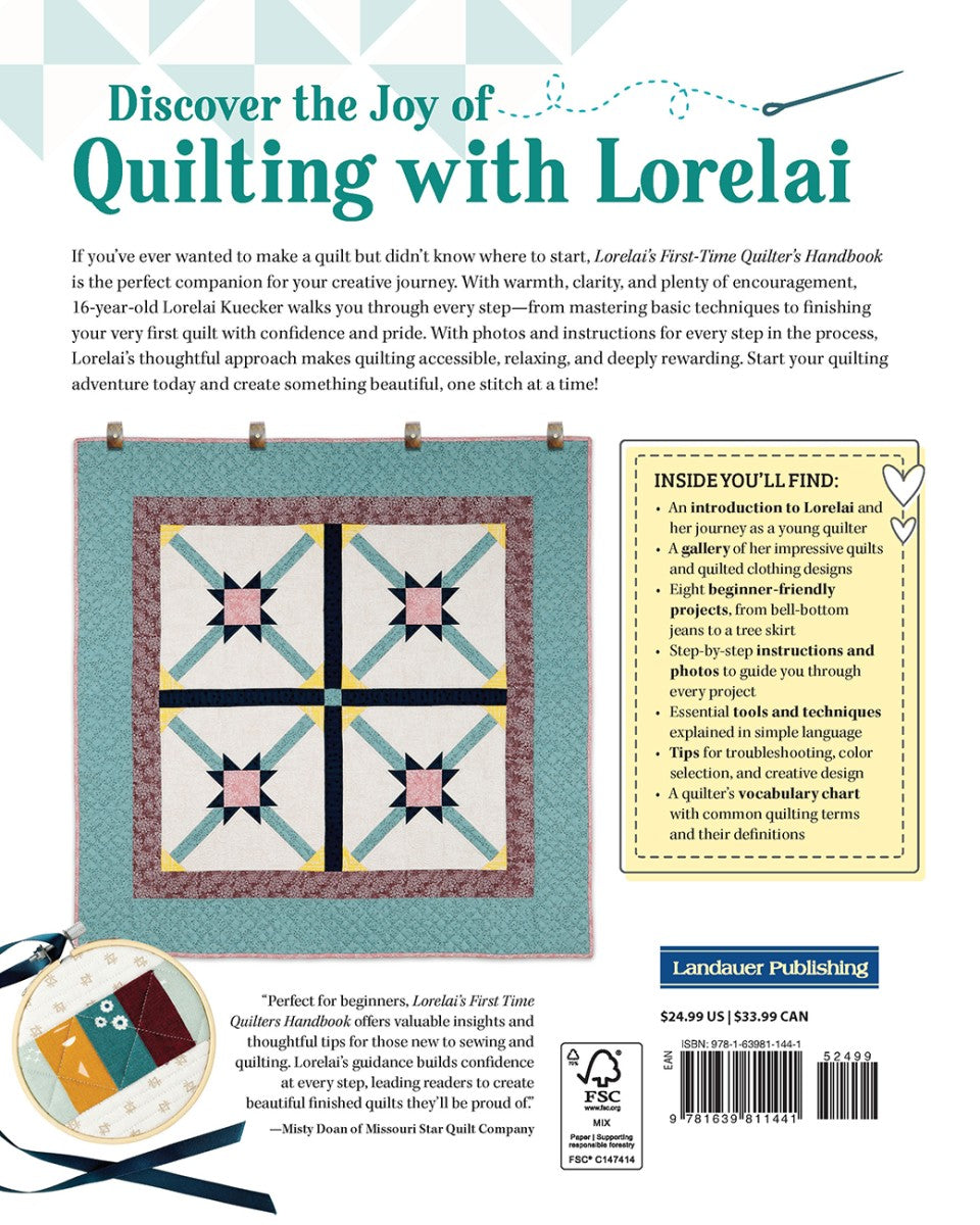 Lorelai's First-Time Quilter's Handbook: From Basics to Beautiful Quilts - image 2