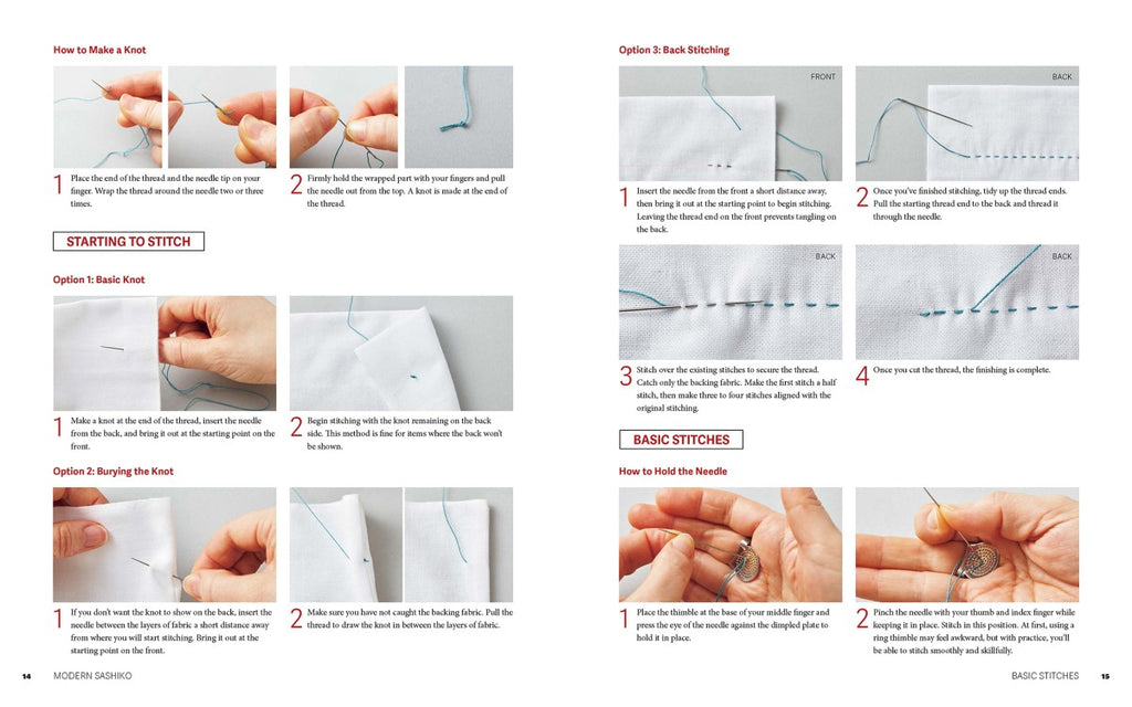 Modern Sashiko: 26 Mixed-Style Sashiko Projects for Everyday Items - image 6