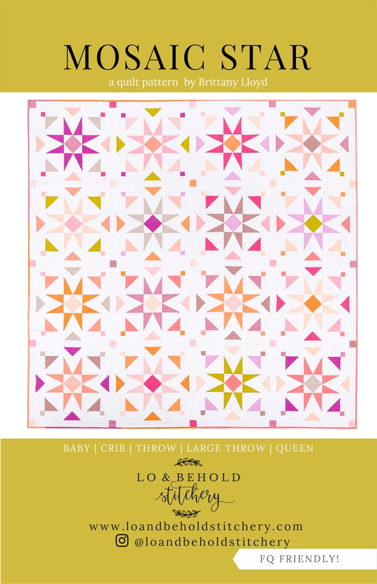 Mosaic Star Quilt Pattern