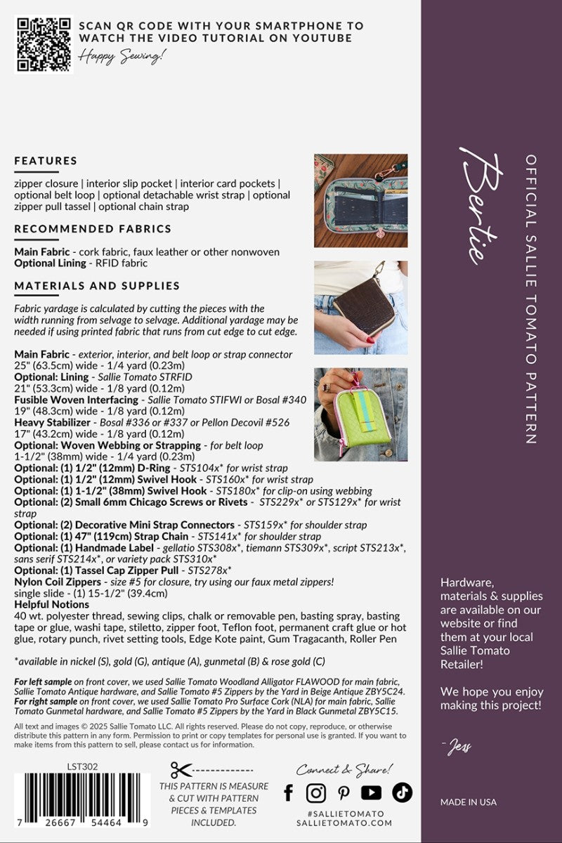 Bertie Wallet Pattern - image 2