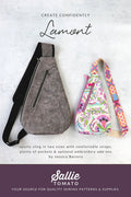 Lamont Sling Bag pattern by Sallie Tomato — Mini and Full size sewing pattern
