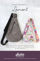 Lamont Sling Bag pattern by Sallie Tomato — Mini and Full size sewing pattern