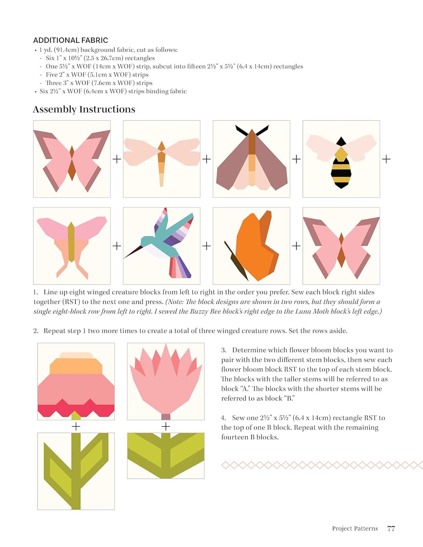 Liza Taylor Handmade Wonderful World of Paper-Pieced Quilt Blocks Book - image 5