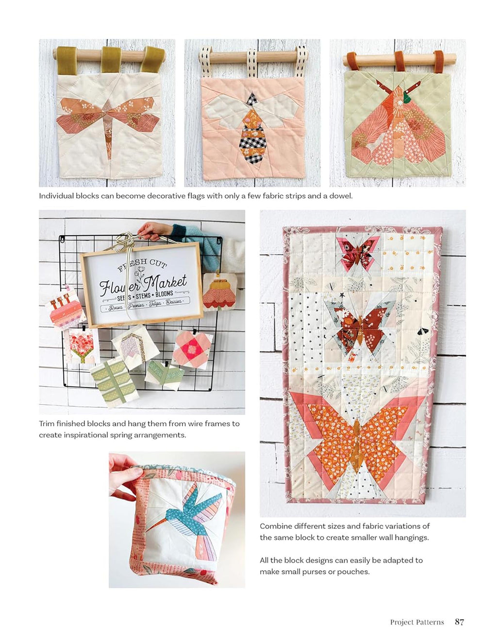 Liza Taylor Handmade Wonderful World of Paper-Pieced Quilt Blocks Book - image 6