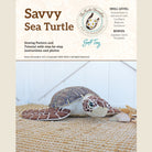 Savvy Sea Turtle Plushie Sewing Pattern and Tutorial