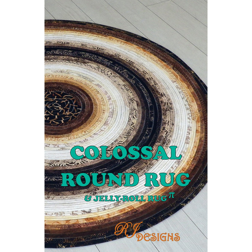 Colossal Round Rug & Jelly Roll Rug Pattern