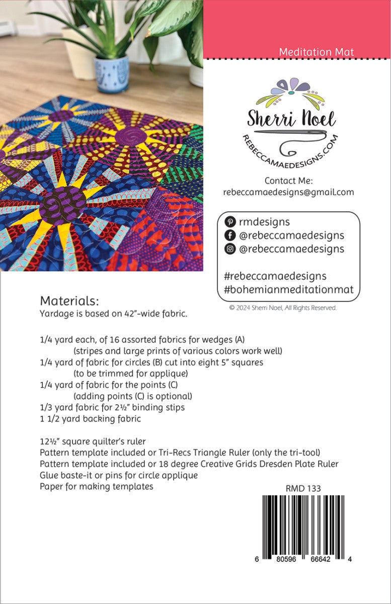 Meditation Mat Quilt Pattern - image 2