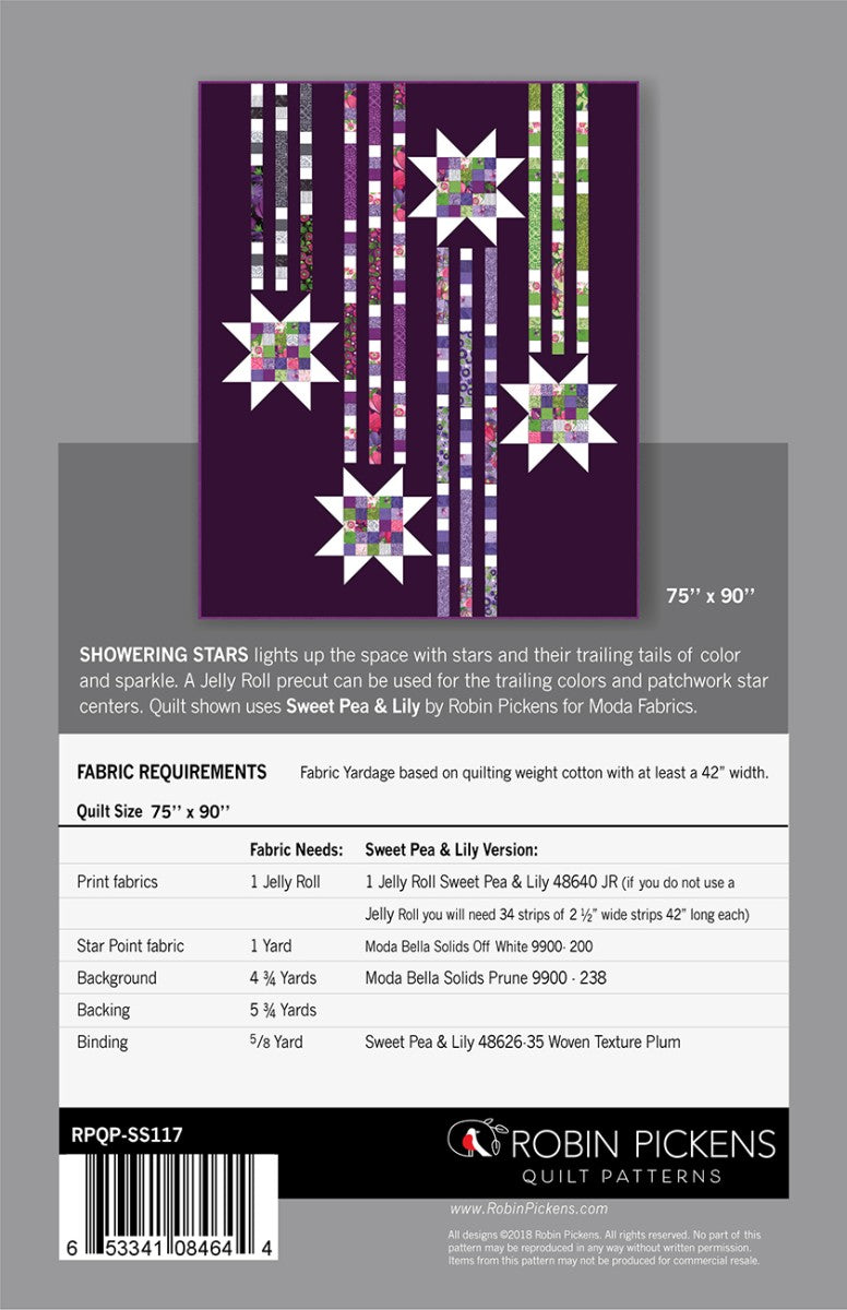 Showering Stars Quilt Pattern - image 2