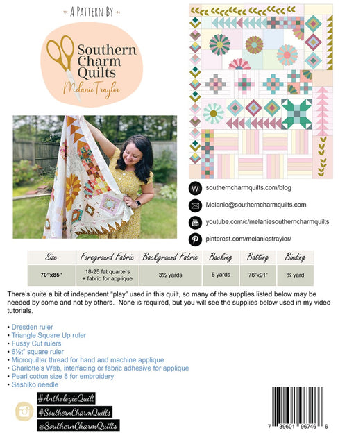 Anthologie Quilt Pattern - image 2