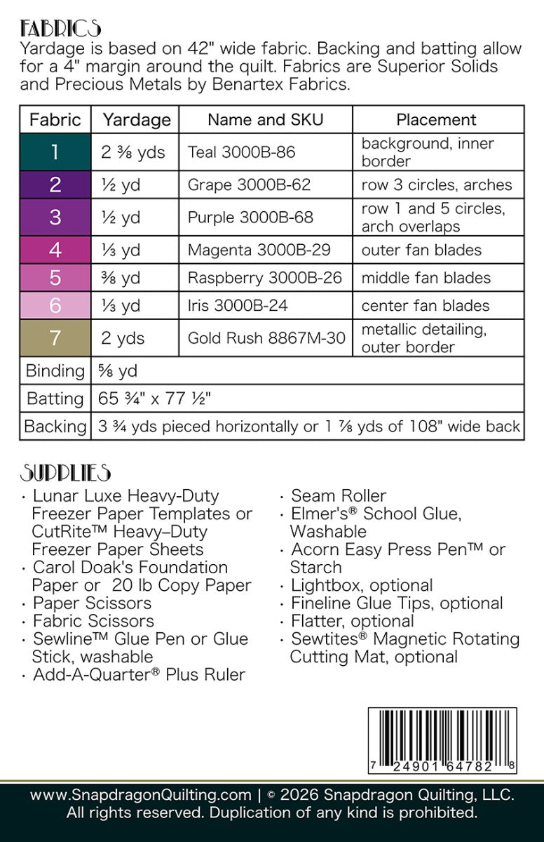 Lunar Luxe Quilt Pattern - image 2