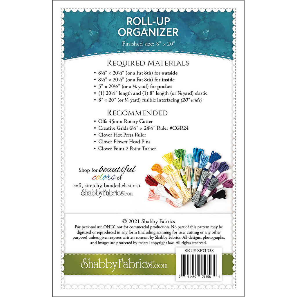 Roll-Up Organizer Pattern - image 2