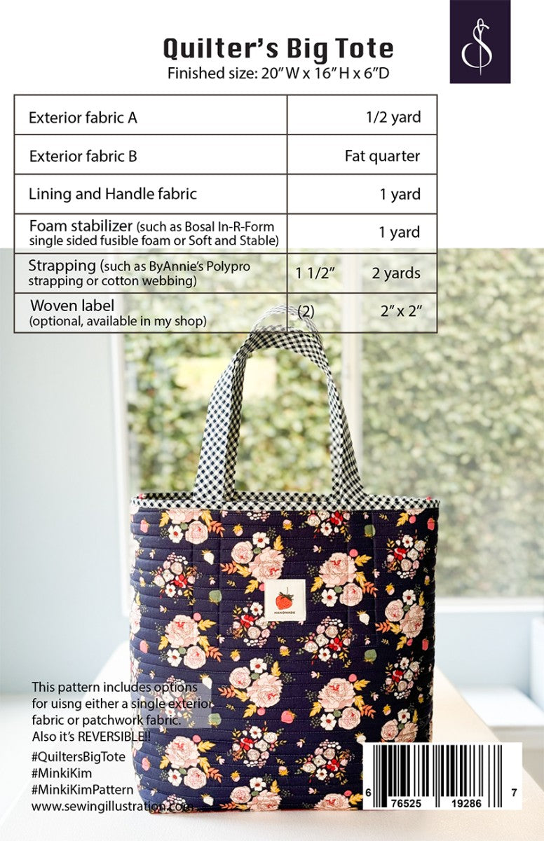 Quilter's Big Tote Pattern - image 2