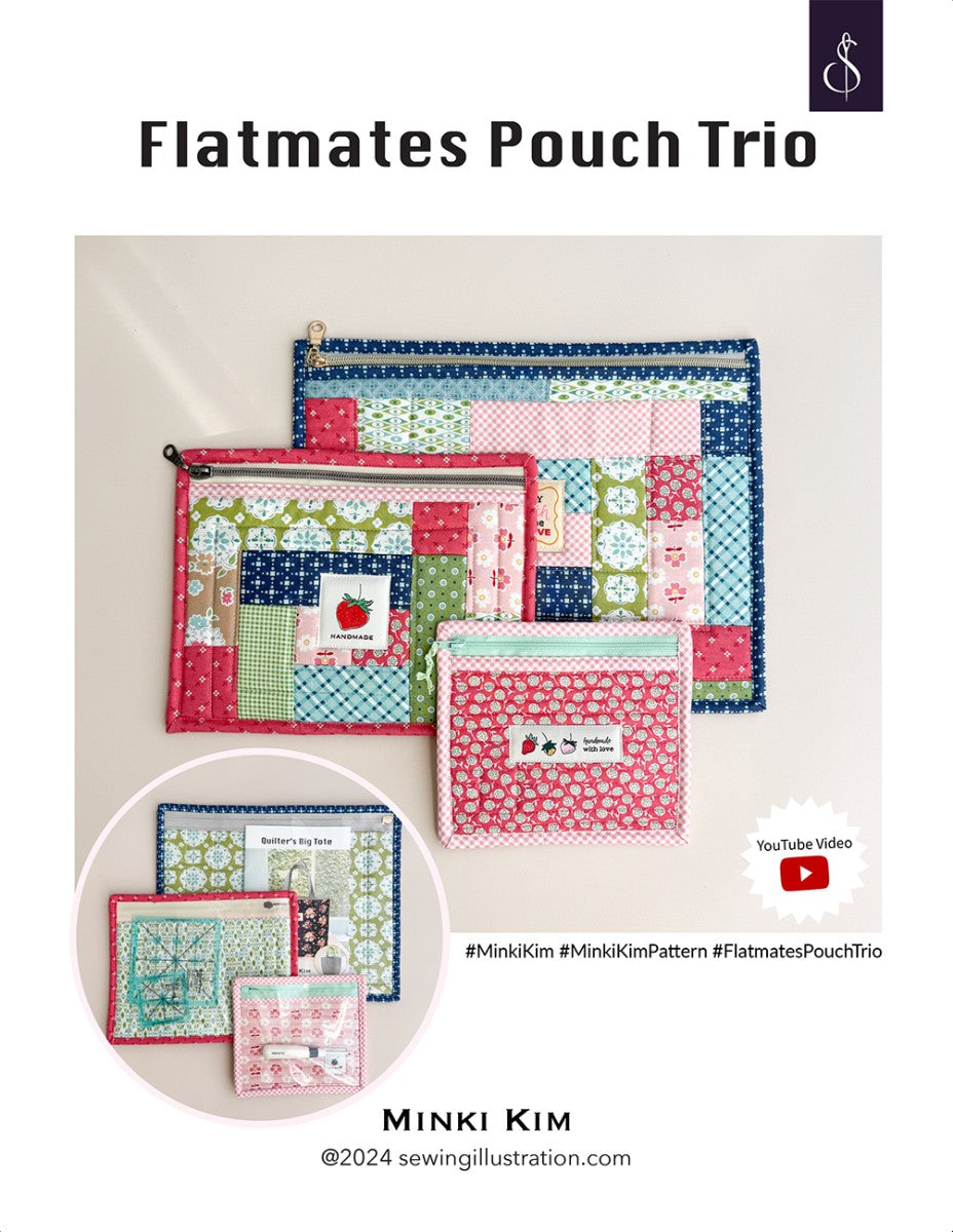 Flatmates Pouch Trio Pattern