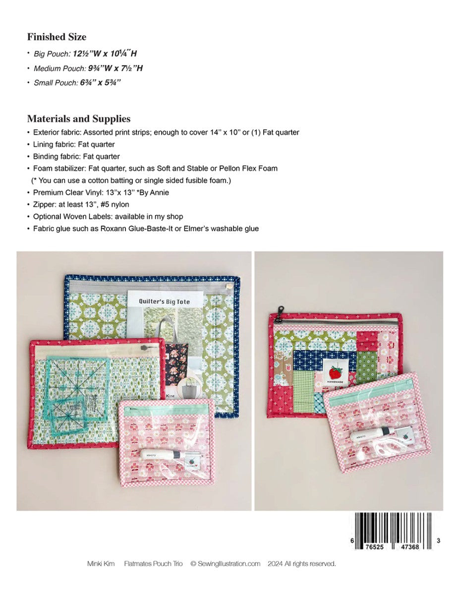 Flatmates Pouch Trio Pattern - image 2