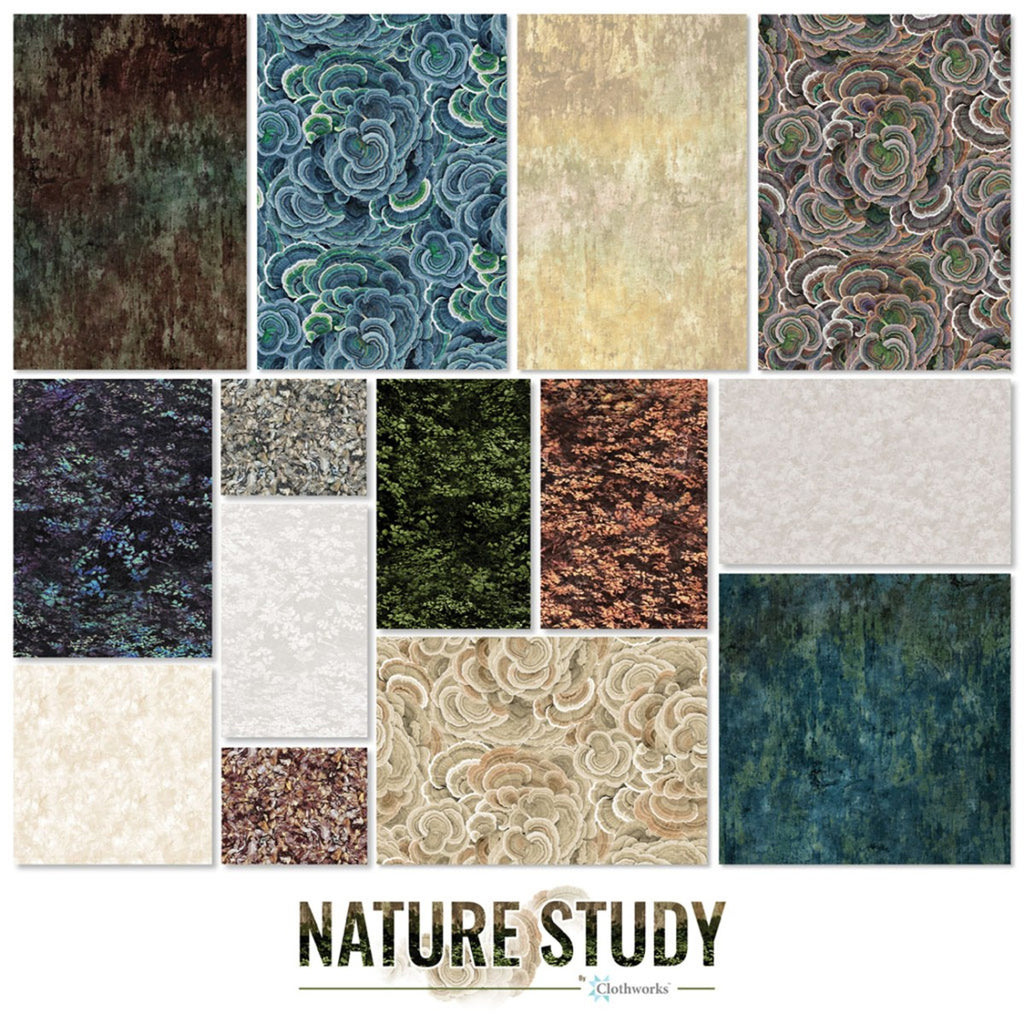 10in Squares Nature Study, 42pcs, 4 bundles/pack