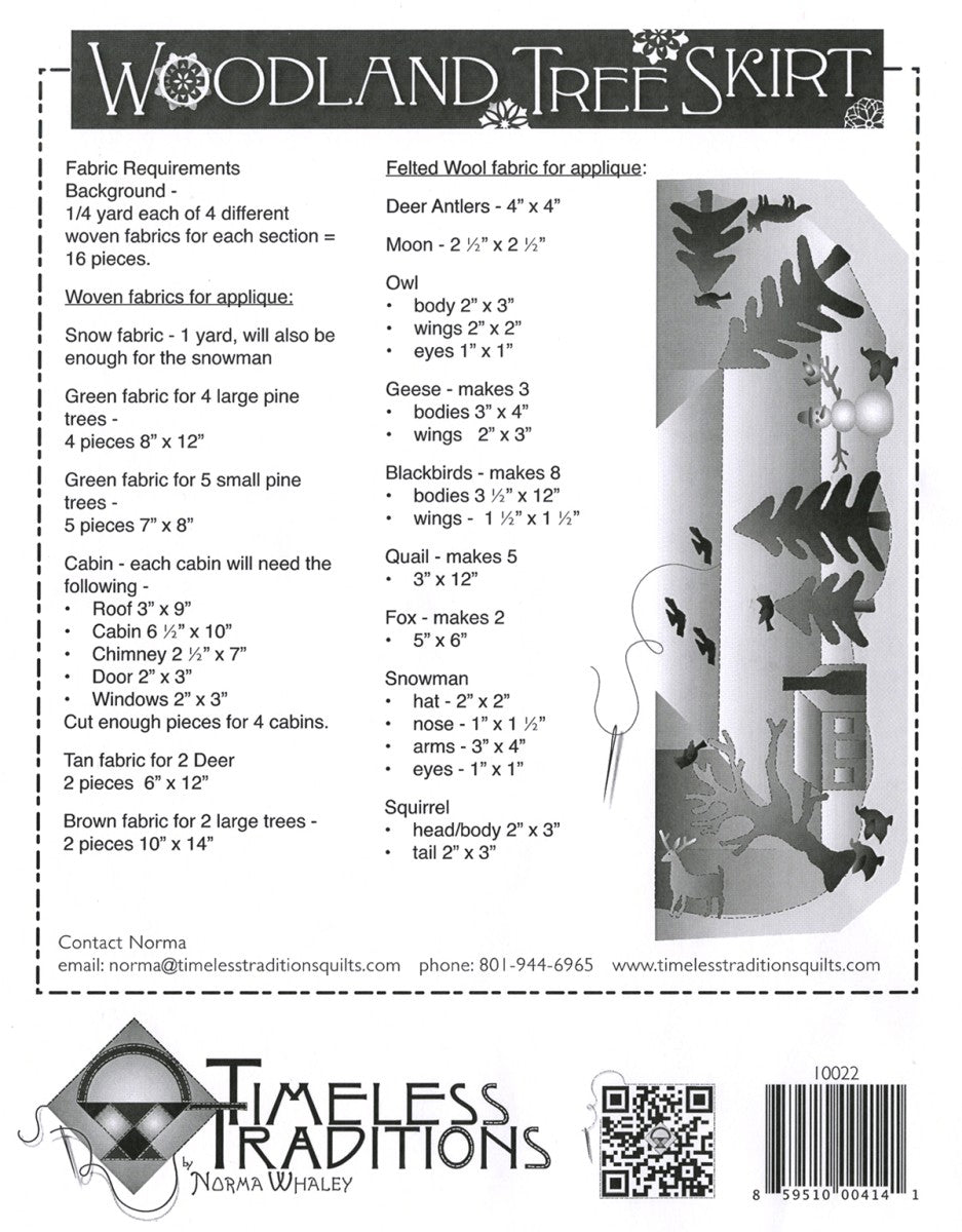 Woodland Tree Skirt - image 2