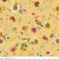 Wide Back Sunflower Whispers Prairie Yellow 3-Yard Package