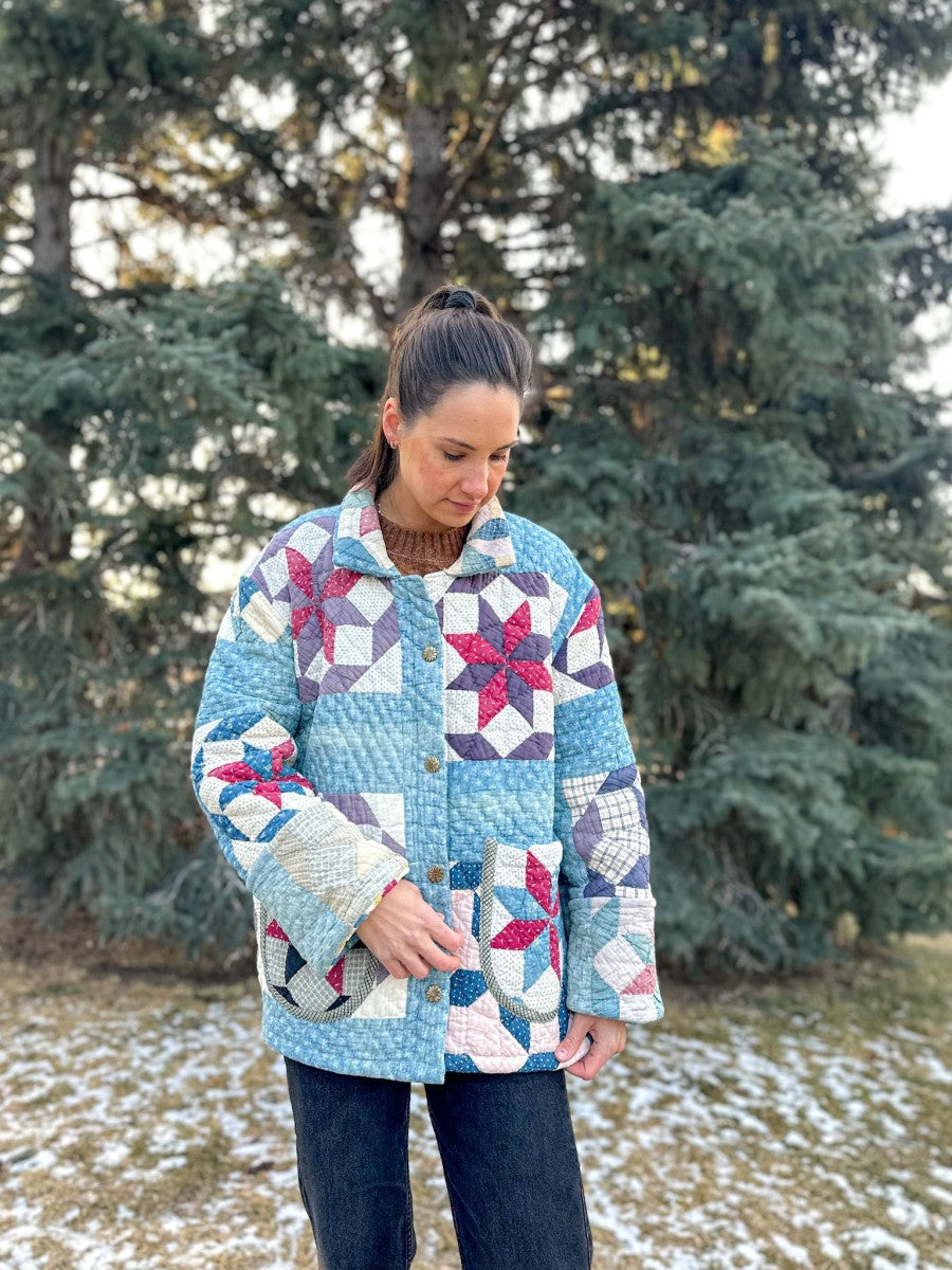 Quilted Chore Coat Sewing Pattern - image 3