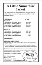 A Little Somethin' Jacket Sewing Pattern by Karen Nye (Sizes 8-24) - QuiltingJoyPDX