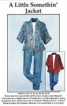 A Little Somethin' Jacket Sewing Pattern by Karen Nye (Sizes 8-24) - QuiltingJoyPDX