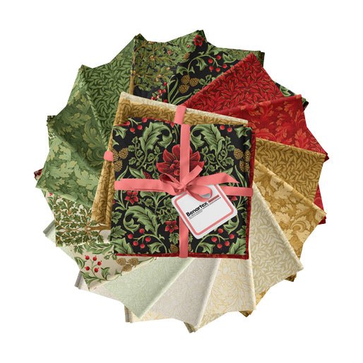 All About Seasons Winter Fat Quarter Bundle (15 pc) - QuiltingJoyPDX