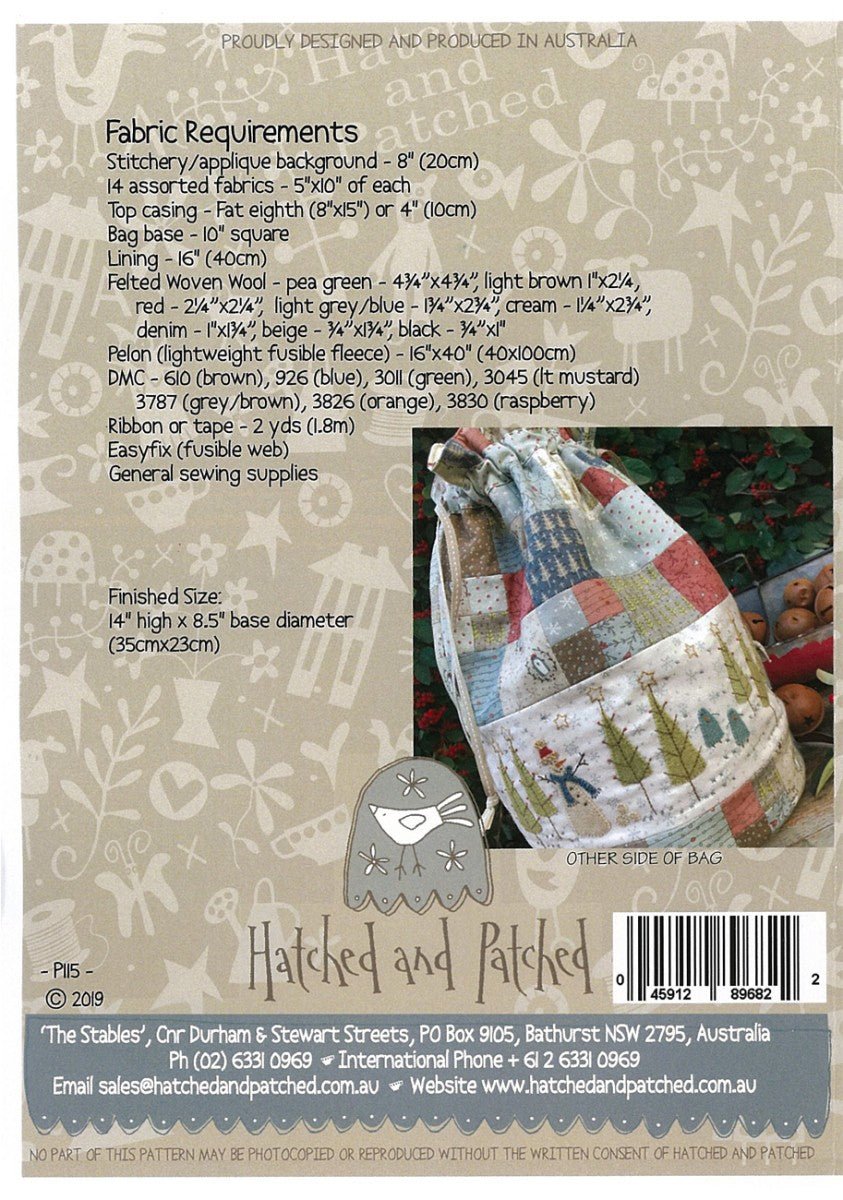All Is Merry and Bright Market Bag Pattern - QuiltingJoyPDX