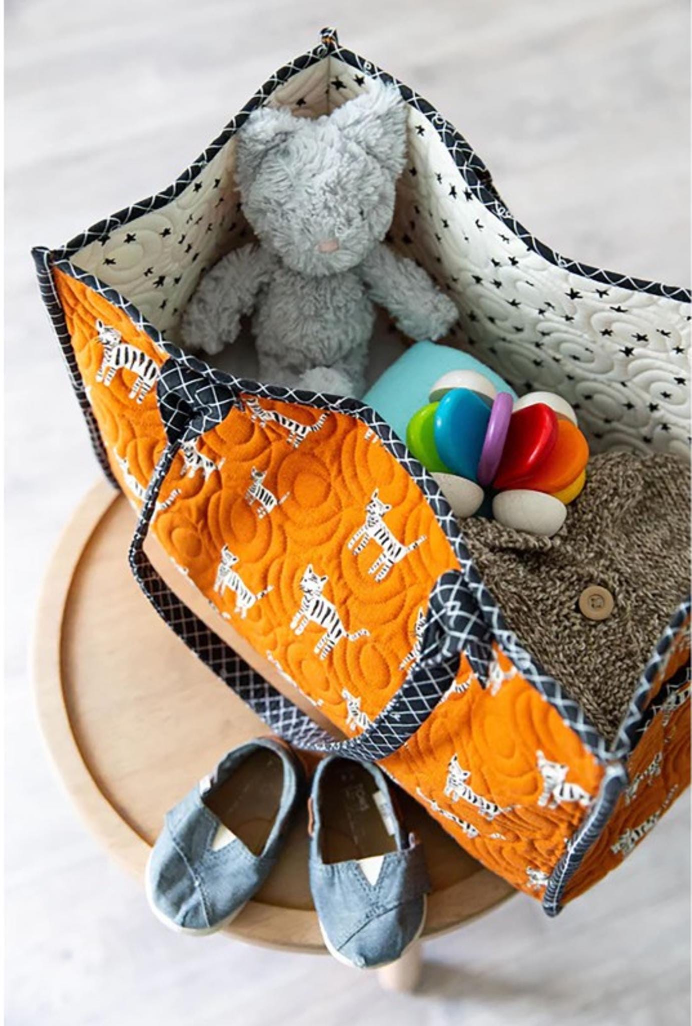 All the Things Tote Pattern - QuiltingJoyPDX