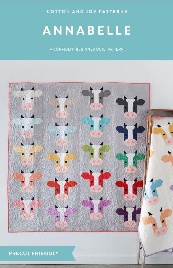 Annabelle Quilt Pattern by Cotton and Joy Patterns - includes instructions for 3 sizes - QuiltingJoyPDX