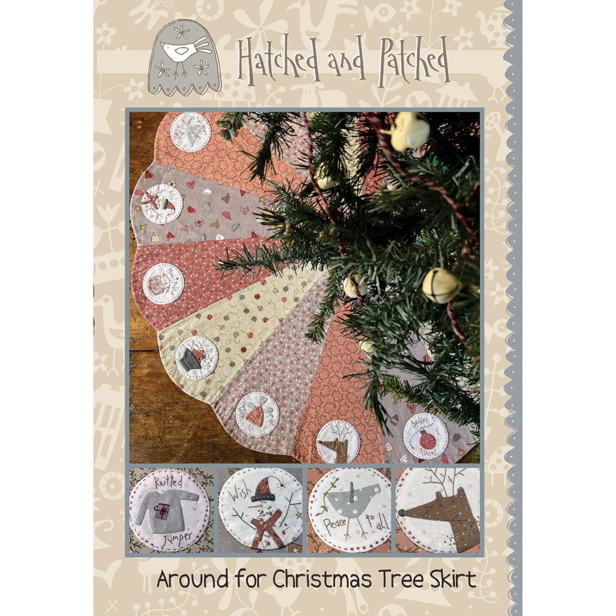 Around For Christmas Tree Skirt Pattern - QuiltingJoyPDX