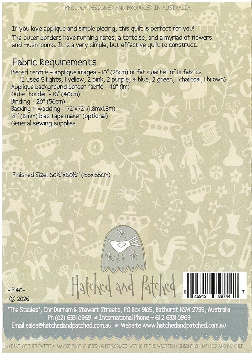 Around the Mulberry Bush Quilt Pattern – Hatched & Patched - QuiltingJoyPDX