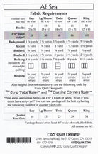 At Sea Quilt Pattern by Daniela Stout from Cozy Quilt Designs - 2 1/2" Strip Quilt, 5 sizes included - QuiltingJoyPDX