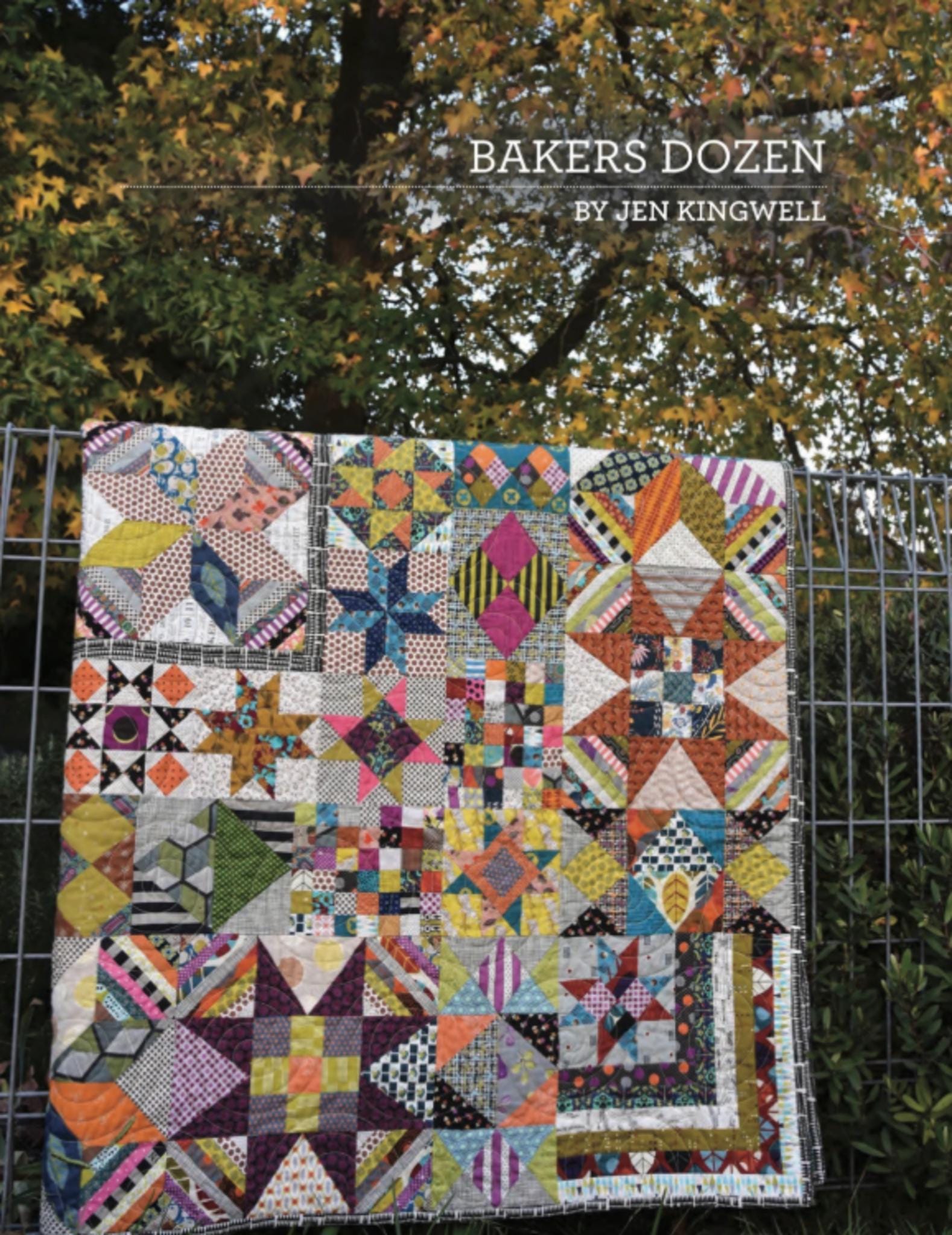 Bakers Dozen Quilt Pattern by Jen Kingwell - 71.5" square - QuiltingJoyPDX