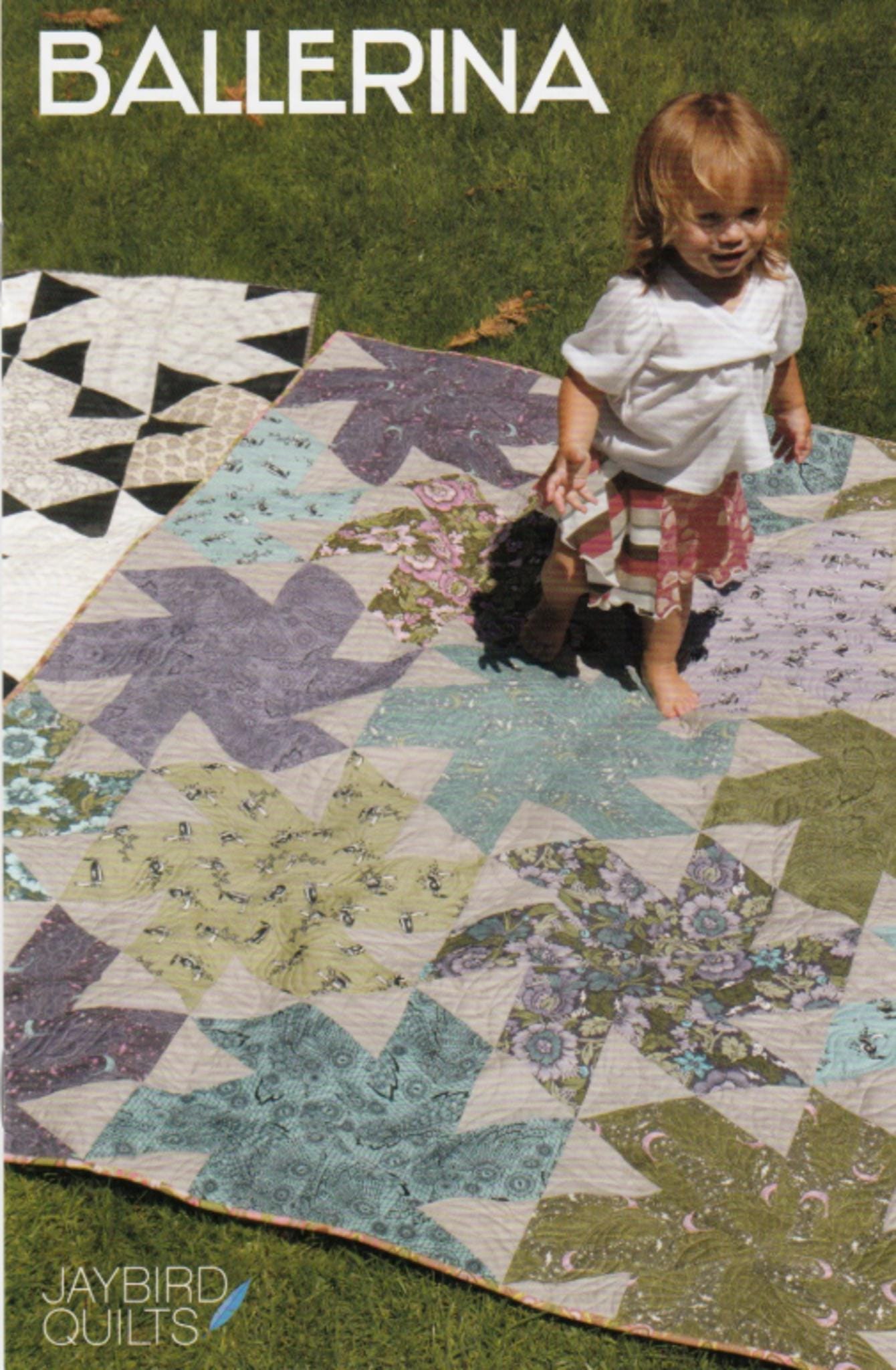 Ballerina Quilt Pattern by Julie Herman from Jaybird Quilts - Four sizes included. - QuiltingJoyPDX
