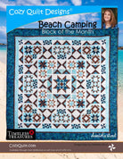 Beach Camping Quilt Pattern from Cozy Quilt Designs - Includes two sizes. - QuiltingJoyPDX
