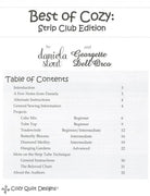 Best of Cozy Quilt Designs: Strip Club Patterns Book - QuiltingJoyPDX