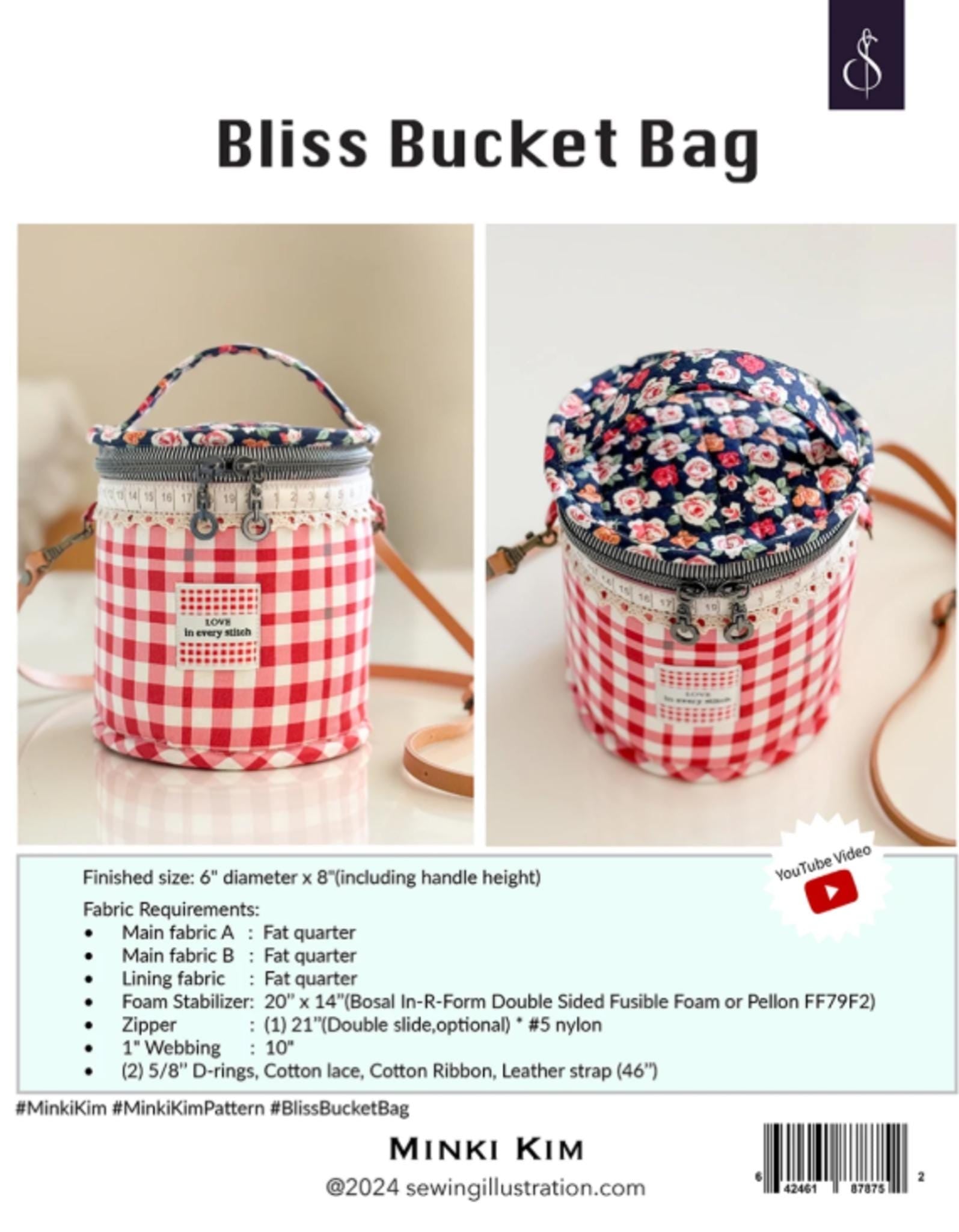 Bliss Bucket Bag Pattern by Minki Kim - QuiltingJoyPDX