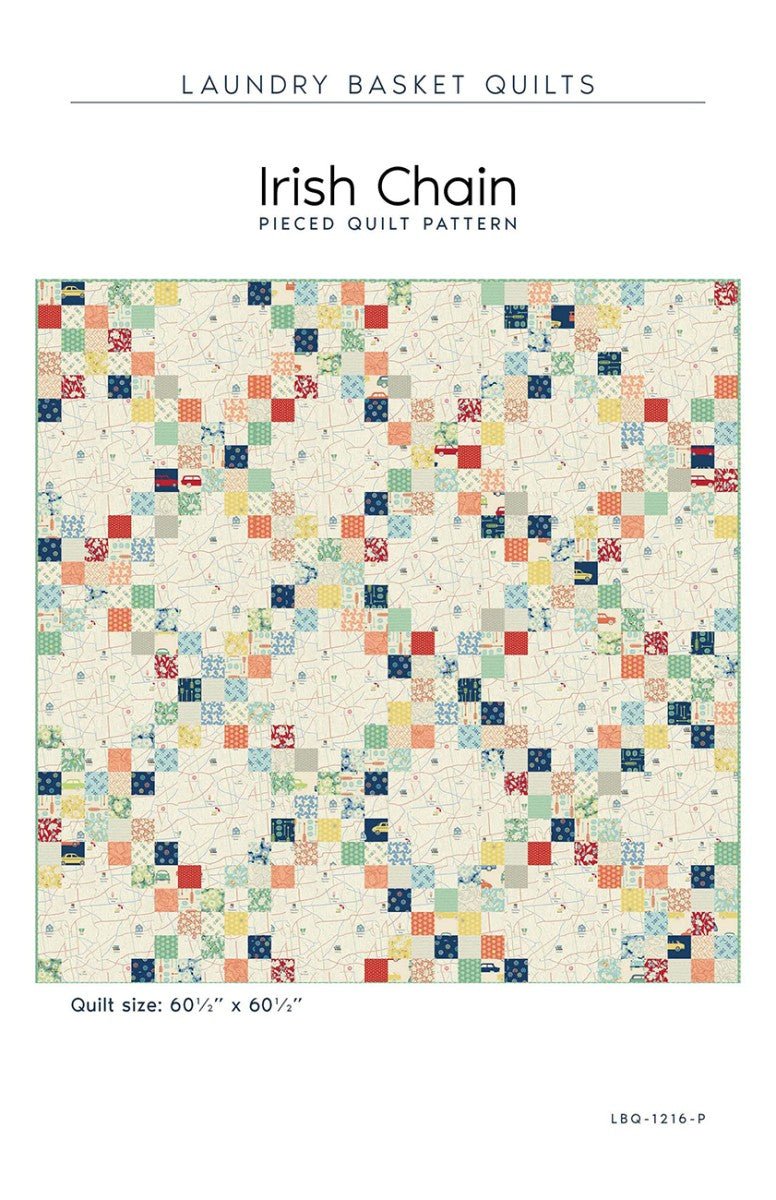 Bliss Irish Chain Quilt Pattern by Edyta Sitar — Laundry Basket Quilts, Jelly Roll Friendly - QuiltingJoyPDX