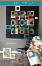 Blockstep Quilt Pattern: Layer Cake & Jelly Roll Friendly - QuiltingJoyPDX
