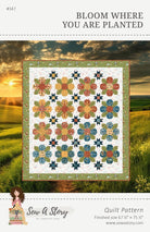Bloom Where You Are Planted Quilt Pattern – Bee Sew Inspired - QuiltingJoyPDX