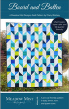 Board and Batten Quilt Pattern: Beginner Friendly, Four Sizes - QuiltingJoyPDX